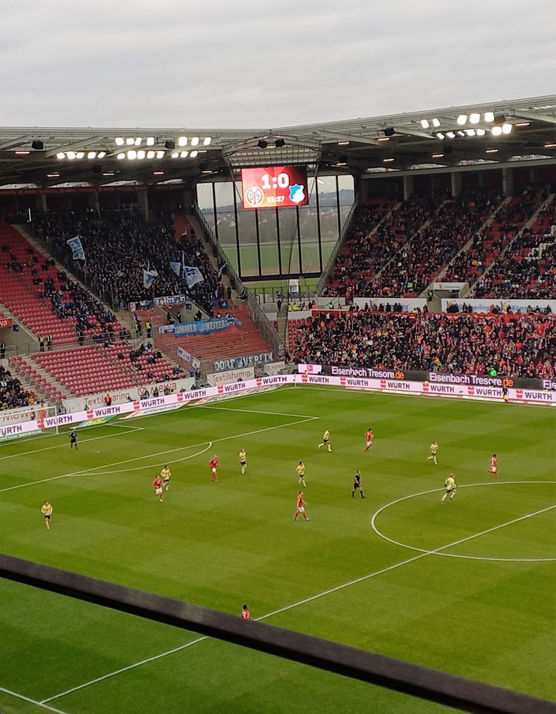 Mainz 05 - Hoffenheim auf dem Spielfeld